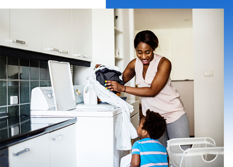 women using a propane dryer