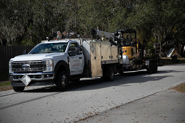 Thermotane propane truck with forklift