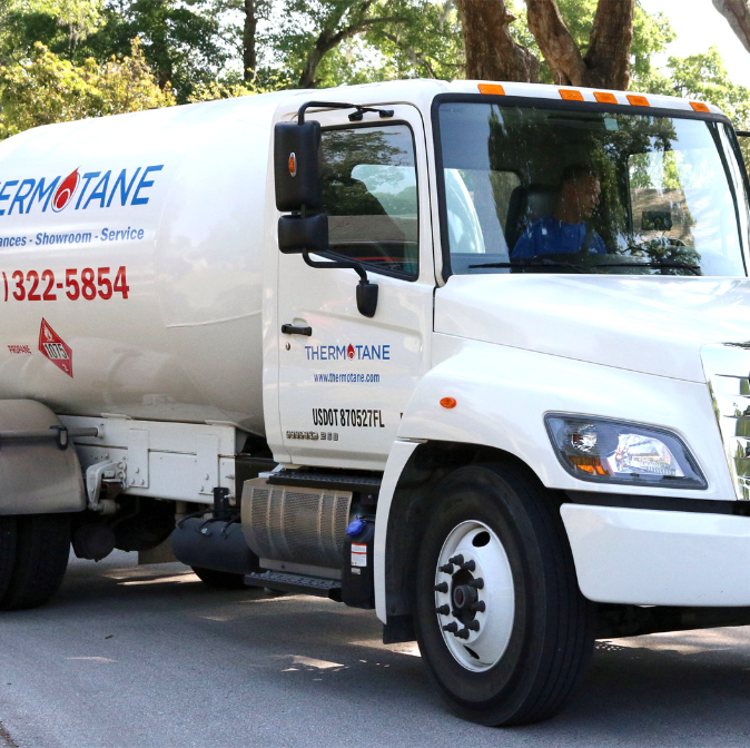 Thermotane propane truck
